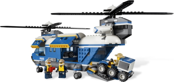 Helikopter Transportowy LEGO CITY 4439