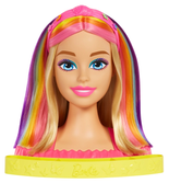 Barbie głowa do stylizacji neonowa blond Mattel