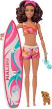 Lalka Barbie Surferka brunetka Mattel HPL69