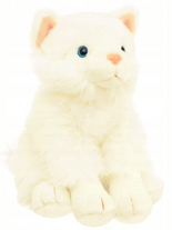 Maskotka Pluszowy Kot biały 27 cm Smily Play