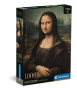 Puzzle 1000 Compact Museum Leonardo - Gioconda CLE