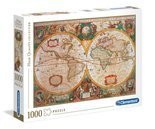 Puzzle 1000 HQ Old Map 31229 Clementoni