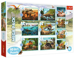 Puzzle 10w1 Poznaj wszystkie Dinozaury Trefl