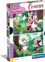 Puzzle 2x60 Super Kolor Myszka Minnie Clementoni