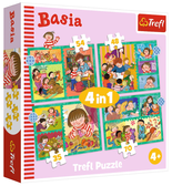 Puzzle 4w1 Przygody Basi Trefl
