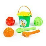 Zestaw do piaskownicy wiaderko akcesoria 2181