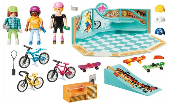 Playmobil City 9402 Sklep rowerowy i skateboardowy