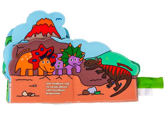 Książeczka Świat Dinozaurów Jolly Baby Dumel