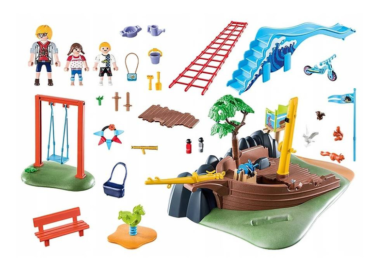 Playmobil City Plac zabaw z wrakiem statku 70741