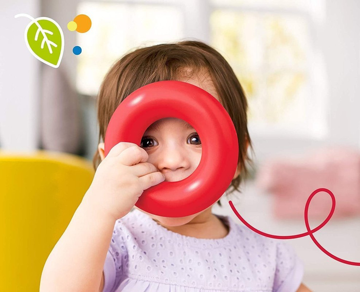 Piramidka z kółek Układanka Fisher Price