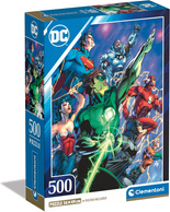 Puzzle 500 Compact DC Comics Liga Sprawiedliwości Clementoni