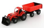 Traktor Osiłek z przyczepą i łyżką 44556 