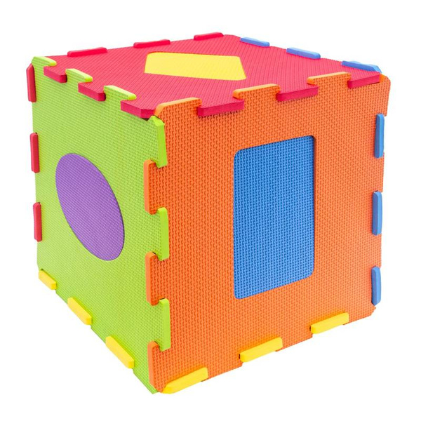 Mata Puzzle piankowe Kształty 9 el. Smily Play