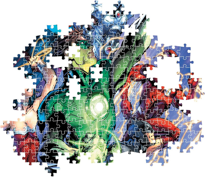 Puzzle 500 Compact DC Comics Liga Sprawiedliwości Clementoni