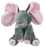 Słonik A kuku śpiewa i powtarza głos szaro-różowy