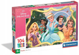 Puzzle 104 Super Kolor Disney Princess Księżniczki Clementoni