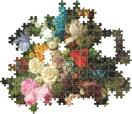 Puzzle 1000 Compact Museum Wazon z Kwiatami Clementoni