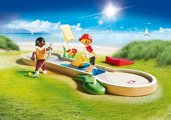 Playmobil 70092 Family Fun Minigolf Pole golfowe
