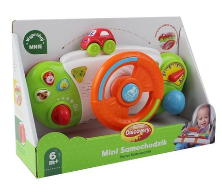 Mini samochodzik Kierownica Panel do wózka Dumel