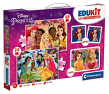 Edukit 4w1 Księżniczki Puzzle Memo Clementoni