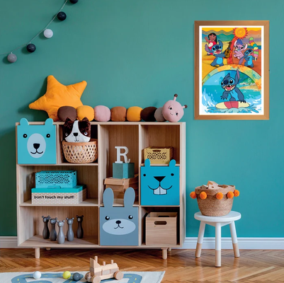Puzzle 104 Super Kolor Disney Stitch Clementoni