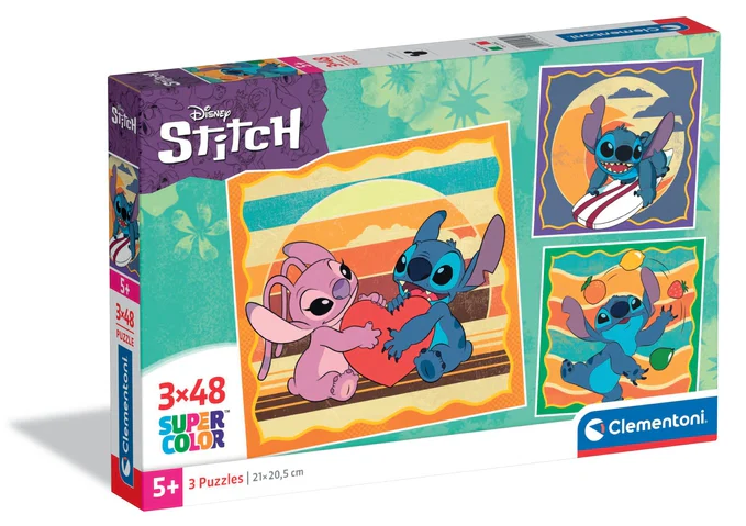 Puzzle 3x48 Super Kolor Stitch Clementoni