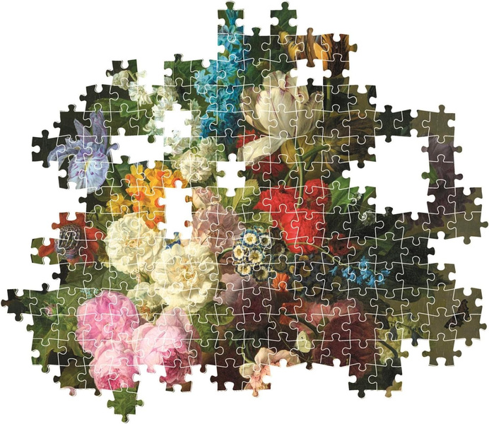 Puzzle 1000 Compact Museum Wazon z Kwiatami Clementoni