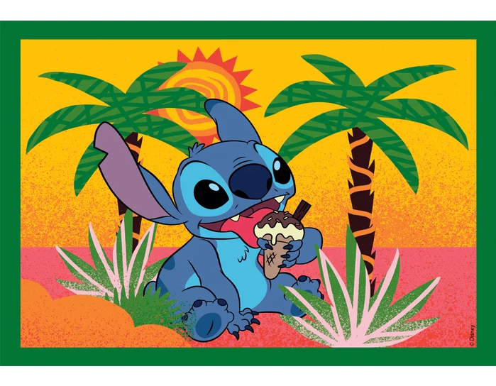 Puzzle 4w1 Super Kolor Disney Stitch Clementoni