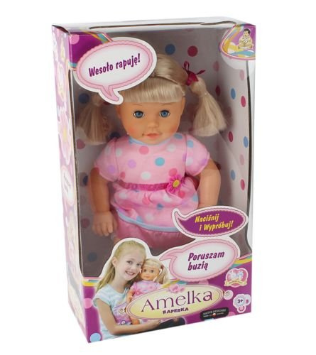 Lalka Amelka Raperka bobas 39 cm Śpiewa