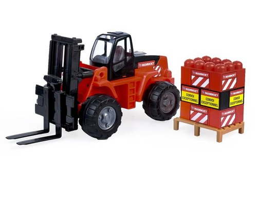 MAMMOET Wózek widłowy + klocki 15el. 62734