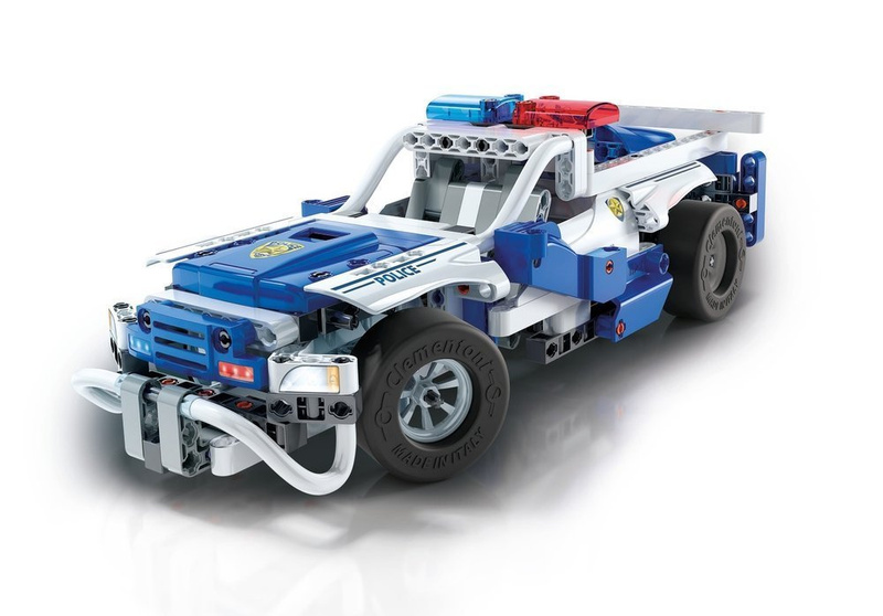 Laboratorium mechaniki Auto do składania Policja Clementoni 50124