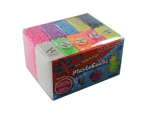 Piankolina PlastoCoolki 10kol. świecą w ciemnosci