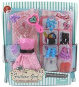 Ubranko dla lalki sukienka akcesoria