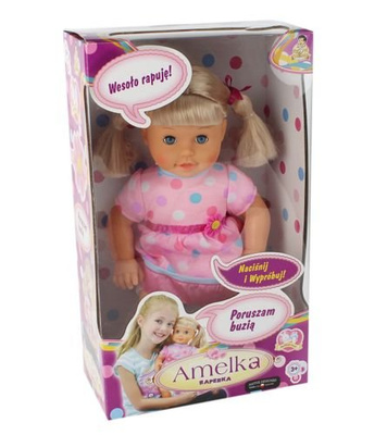 Lalka Amelka Raperka 39 cm Śpiewa