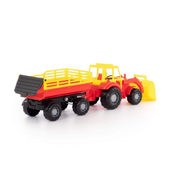 Traktor z przyczepą i łyżką MAJSTER 2 kolory 35363