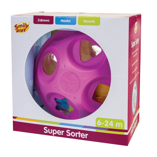 Super Sorter różowy Smily Play
