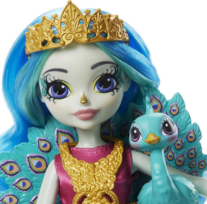 Lalka Royal Enchantimals Queen Paradisei Rainbow Paw Mattel