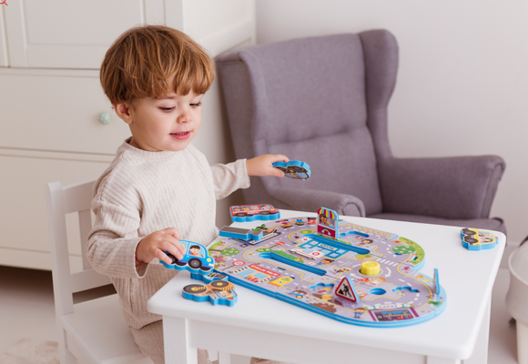 Puzzle dźwięki wokół nas - miasto Dumel