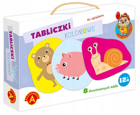 Tabliczki kolorowe sówka Alexander