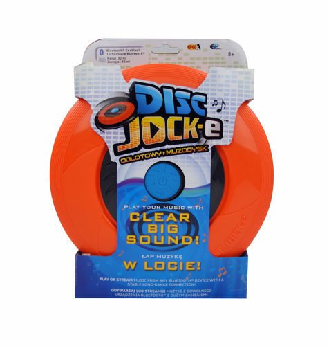 Disc Jock-e Muzodysk głośnik freesbe pomarańczowy