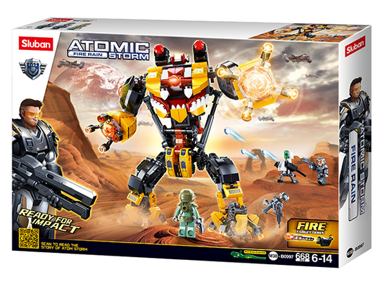 Klocki Sluban Kosmiczna Wojna Robota 668 el.