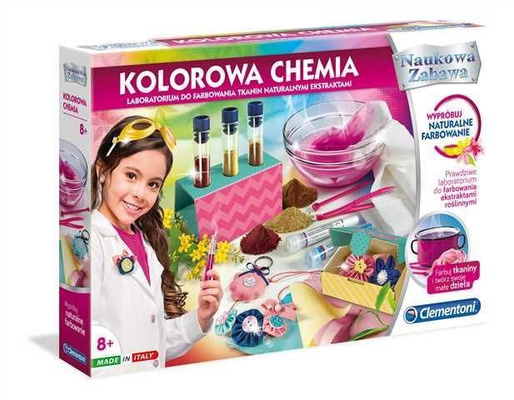 Zestaw doświadczalny Kolorowa chemia Clementoni