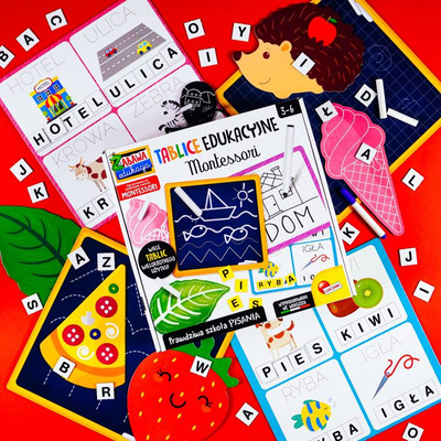 Lisciani Montessori Tablice edukacyjne Pisanie