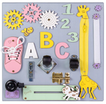 Tablica manipulacyjna sensoryczna Montessori Mała MT04