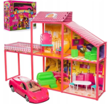 Willa Domek dla lalek + Sportowy samochód