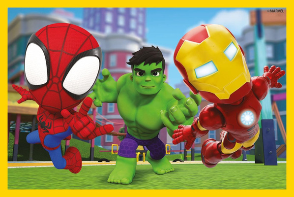 Cubi Klocki obrazkowe 6 el. Spidey Clementoni