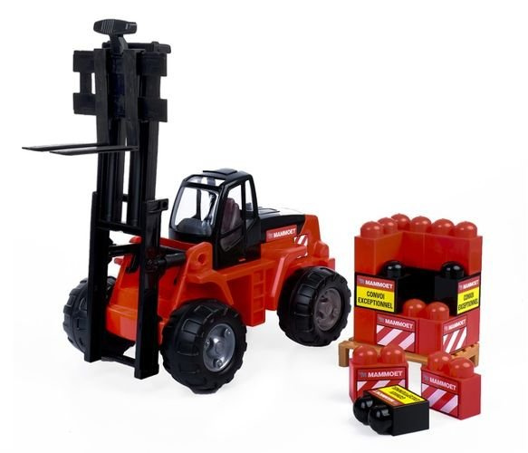 MAMMOET Wózek widłowy + klocki 15el. 62734