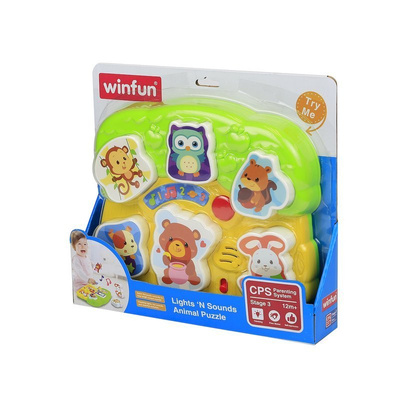 Zwierzaczkowe Puzzle Światełka Dźwięk Smily Play