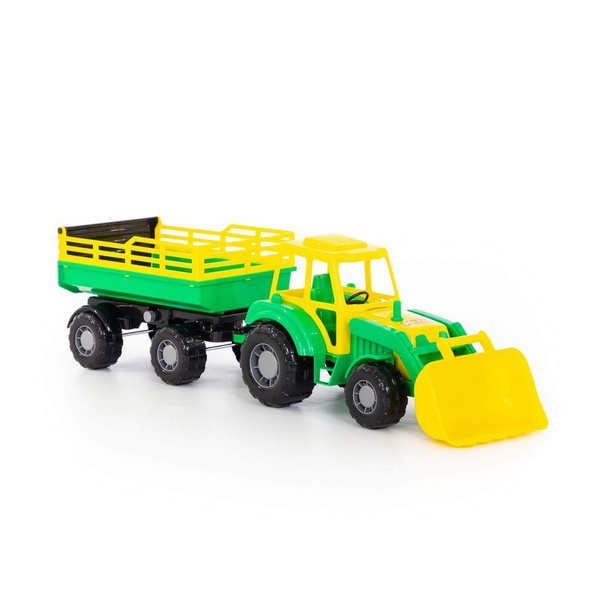 Traktor z przyczepą i łyżką MAJSTER 2 kolory 35363
