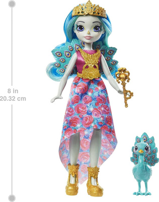 Lalka Royal Enchantimals Queen Paradisei Rainbow Paw Mattel